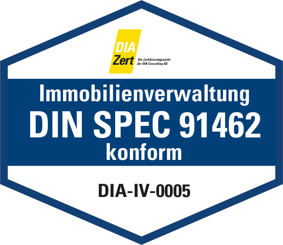 Normenkonformität nach DIN SPEC 91462 Immobilienverwaltung